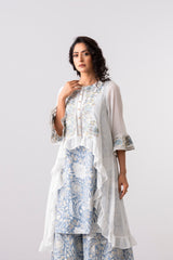 Smart Fit Embroidered Three-Piece Ethnic Set