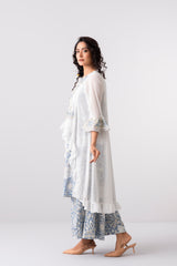 Smart Fit Embroidered Three-Piece Ethnic Set