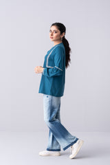 Relaxed Fit Short-Length Knit Top