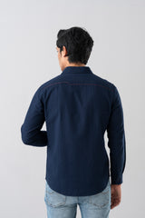 Regular Fit Textured Casual Shirt