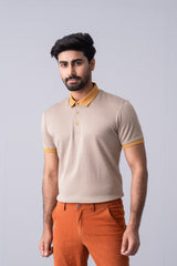 Regular Fit Jacquard Mercerised Polo Shirt