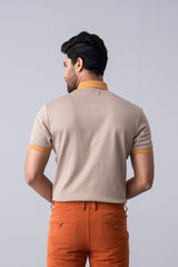 Regular Fit Jacquard Mercerised Polo Shirt