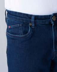 Straight Fit Blue Jeans