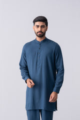 Regular Fit Blended Fabric Formal Kurta Set