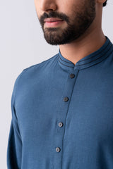 Regular Fit Blended Fabric Formal Kurta Set