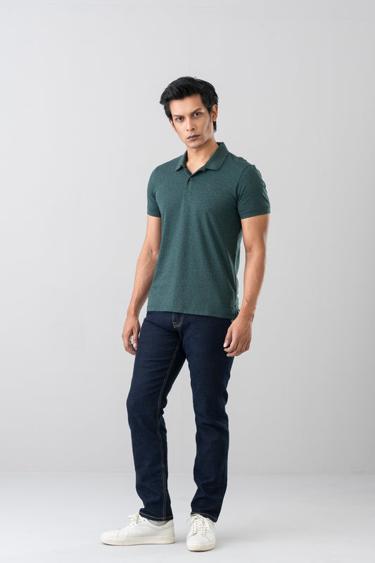 Regular Fit Single Mercerized Polo Shirt