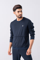 Waffle-Knit Sweatshirt - Athleisure