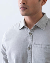 Regular Fit Solid Casual Shirt