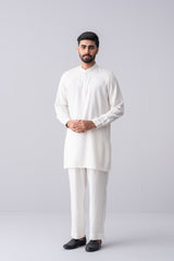 Regular Fit Blended Fabric Formal Kurta Set