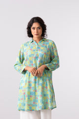 'Moana'-themed Smart Fit Digital Printed Ethnic Kurti - Disney