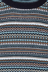 Regular Fit Yarn-Dyed Cotton Sweater