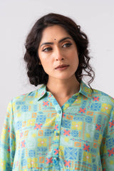 'Moana'-themed Smart Fit Digital Printed Ethnic Kurti - Disney