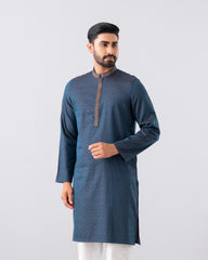 Regular Fit Embroidered Semi-Formal Panjabi