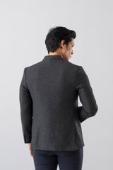 Dobby-Textured Blazer