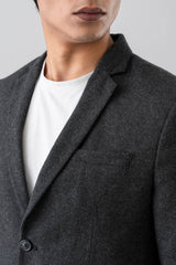 Dobby-Textured Blazer