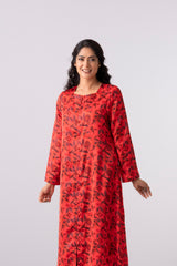 Floral Long Dress - Mystika