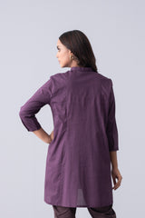 Short-Length Embroidered Smart Fit Ethnic Kurti