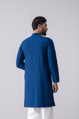 Regular Fit Cotton Semi-Formal Panjabi
