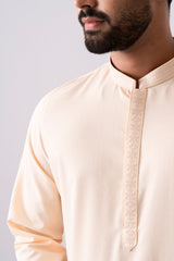 Regular Fit Embroidered Semi-Formal Panjabi