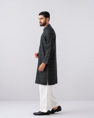 Regular Fit Embroidered Semi-Formal Panjabi