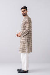 Regular Fit Printed Cotton Panjabi