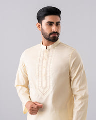Regular Fit Embroidered Semi-Formal Panjabi
