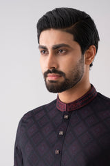 Regular Fit Embroidered Semi-Formal Panjabi