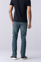 Straight Fit Vintage Teal Jeans