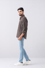 Regular Fit Solid Casual Shirt