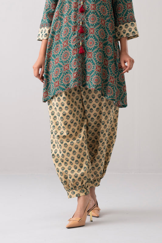Relaxed Fit Printed Ethnic Pants