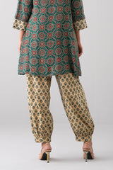 Relaxed Fit Printed Ethnic Pants