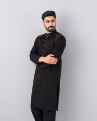 Regular Fit Embroidered Formal Panjabi