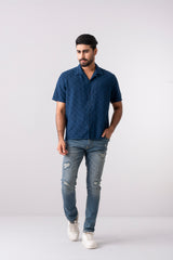 Boxy Fit Solid Casual Shirt