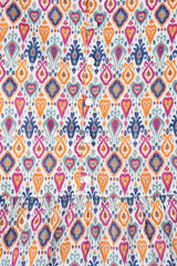 Ikat Digital Printed Fashion Top - Mystika