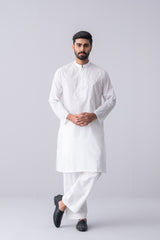 Regular Fit Cotton Semi-Formal Panjabi