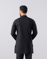 Slim Fit Short-Length Cotton Panjabi