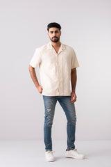 Boxy Fit Solid Casual Shirt