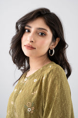 Floral Embroidered Bolero Top