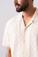 Boxy Fit Solid Casual Shirt