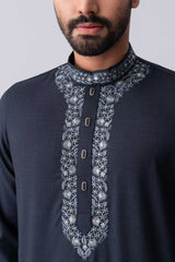 Regular Fit Embroidered Formal Panjabi