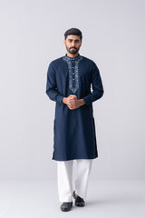 Regular Fit Embroidered Formal Panjabi