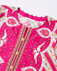 Smart Fit Digital Printed Three-Piece Lawn with Chiffon Dupatta