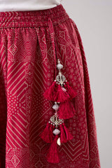 Ankle-Length Semi-Formal Ethnic Skirt