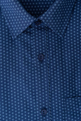Regular Fit Micro-Printed Templeton Formal Shirt