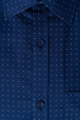 Regular Fit Micro-Checkered Ultra Formal Shirt