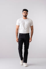 Straight Fit Fashion Trousers