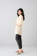 Digital Printed Floral Fashion Top - Mystika