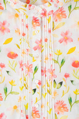 Digital Printed Floral Fashion Top - Mystika