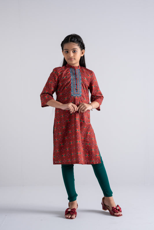 Girls Ethnic Top (6-8 Years)