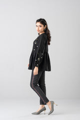 Floral Embroidered Bolero Top